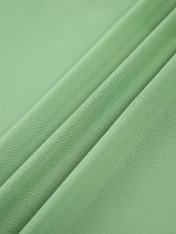 COMMENSE Ruched Mesh Zippered Long Dress* Cocktail & Party Dresses|Summer Dresses
