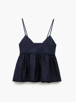 COMMENSE Ruffle Crop Cami Top* Crop Tops|Tank Tops & Camis