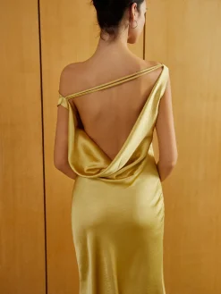 COMMENSE Satin Backless Sleeveless Long Dress* Casual Dresses|Cocktail & Party Dresses