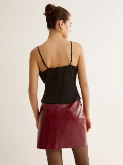 COMMENSE Sequins Bow Cami Top* Tank Tops & Camis|Tops