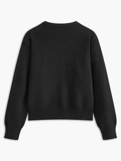 COMMENSE Sequins Breasted Knit Outerwear* Sweater Tops|Outerwear