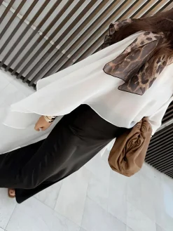 COMMENSE Shift Chiffon Asymmetrical Cover Up* Swimwear|Tops