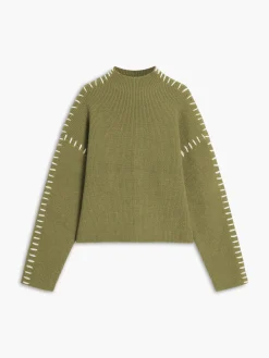 COMMENSE Shift The Focus Oversized Mock Neck Sweater* Sweater Tops|Sweaters & Cardigans