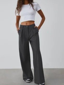 COMMENSE Shock Value Pinstripe Wide Leg Dress Pants* Wide Leg|Pants