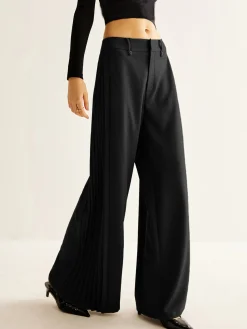 COMMENSE Side Pleated Wide-Leg Pants* Pants|Bottoms