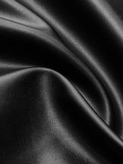 COMMENSE Side Split PU Leather Cami Dress* Black Dresses|Casual Dresses