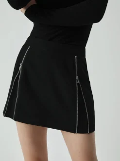 COMMENSE Side Zipper Detail Mini Skirt* Skirts|Bottoms