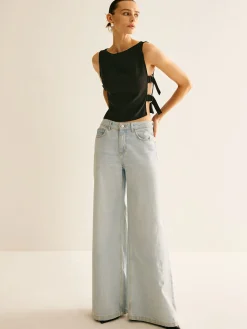 COMMENSE Side-Buckle Sexy Crop Tank Top* Crop Tops|Tank Tops & Camis