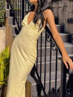 COMMENSE Slim Sleeveless Floral Dress* Casual Dresses|Floral Dresses