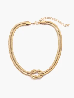 COMMENSE Snake Shape Knotted Necklace* Necklaces|Accessories