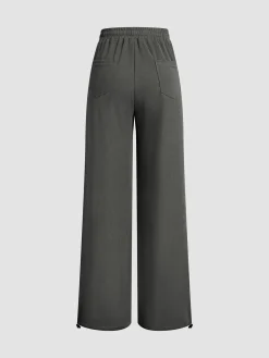 COMMENSE Solid Baggy Sweatpants* Wide Leg|Pants