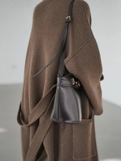 COMMENSE Solid Knit Trench Coat* Cardigans|Sweaters & Cardigans