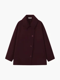 COMMENSE Solid Oversized Pocket Button Coat* Outerwear|Coats