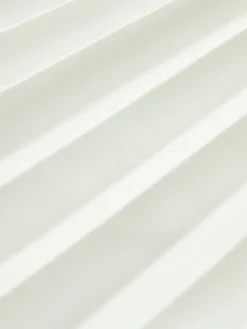 COMMENSE Solid Pleated Strapless Split Dress* White Dresses|Casual Dresses