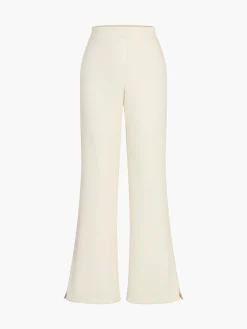 COMMENSE Solid Tube Top With Wide Leg Pants Set* Pants Sets|Wide Leg
