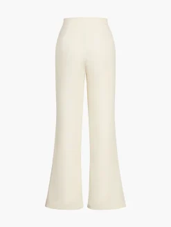 COMMENSE Solid Tube Top With Wide Leg Pants Set* Pants Sets|Wide Leg