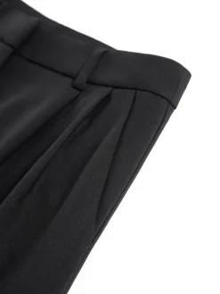 COMMENSE Solid Wide Leg Pants Without Belt* Pants|Wide Leg