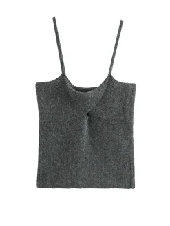 COMMENSE Spaghetti Strap Knotted Sweater Vest* Vests|Knitwear