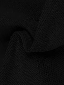 COMMENSE Square Neck Contrast Trim Long Sleeve Knit Shirt* T-shirts|Knitwear