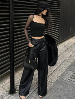 COMMENSE Square Neck Panel Crop Blouse* Crop Tops|Blouses & Shirts