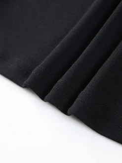COMMENSE Square Neck Solid Long Sleeve Shirt* Sweater Tops|T-shirts