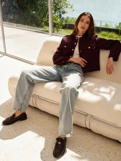 COMMENSE Stand Collar Button Jacket* Outerwear|Jackets