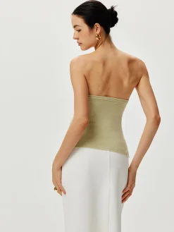 COMMENSE Strapless Split Pearl Sweater Vest* Sweater Vests|Sweaters & Cardigans