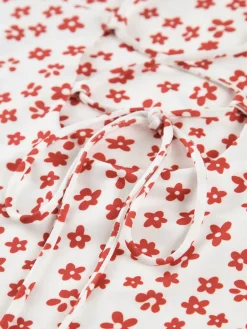 COMMENSE Strappy Floral Print Crisscross Flowy Long Sundress* Casual Dresses|Floral Dresses