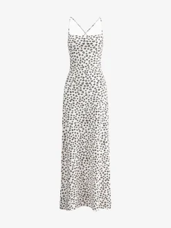 COMMENSE Strappy Floral Print Crisscross Flowy Long Sundress* Casual Dresses|Floral Dresses