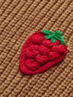 COMMENSE Strawberry Embroiled Button Cardigan* Cardigans|Sweaters & Cardigans