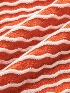 COMMENSE Stripe One Shoulder Knit Top* Sweater Tops|Sweaters & Cardigans
