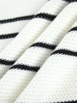 COMMENSE Striped Knotted Backless Skirt Set* Skirt Sets|Long Sleeve Sets