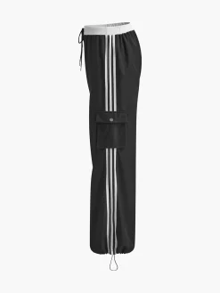 COMMENSE Striped Patchwork Drawstring Pants* Pants|Bottoms