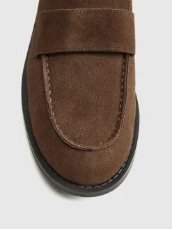 COMMENSE Suede Penny Loafers* Shoes|Accessories