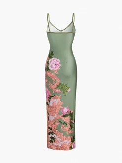 COMMENSE Summer Floral Long Dress* Floral Dresses|Summer Dresses