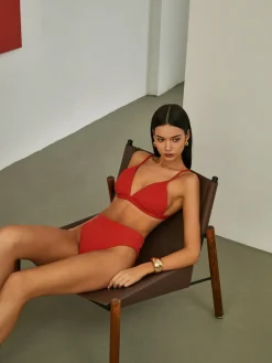 COMMENSE Summer Passion Ribbed Bikini Set* Swimwear|Matching Sets