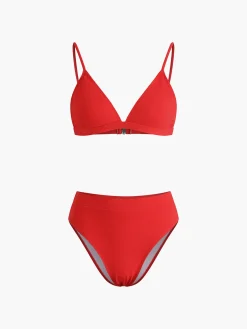 COMMENSE Summer Passion Ribbed Bikini Set* Swimwear|Matching Sets