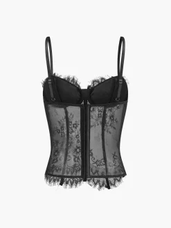 COMMENSE Sweetheart Lace Cami Top* Tank Tops & Camis|Tops