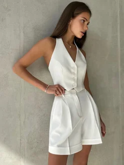 COMMENSE Tailored Suit Shorts Set* Shorts Sets|Shorts