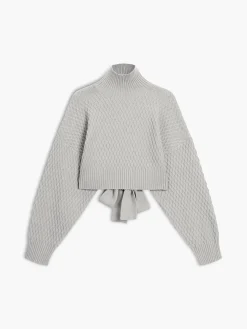COMMENSE Tie Back Mock Neck Sweater* Sweater Tops|Sweaters & Cardigans