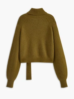 COMMENSE Turtleneck Belted Cozy Sweater* Knitwear|Tops