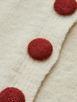 COMMENSE Turtleneck Contrast Button Cardigan* Cardigans|Sweaters & Cardigans