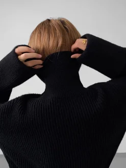 COMMENSE Turtleneck Ribbed Warm Sweater* Sweater Tops|Sweaters & Cardigans