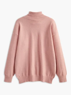 COMMENSE Turtleneck Split Oversized Sweater* Sweater Tops|Sweaters & Cardigans