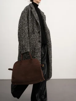 COMMENSE Tweed Boucle Wool Coat* Outerwear|Coats