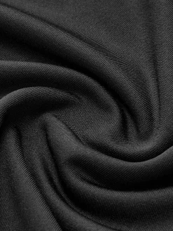 COMMENSE Two Tone Bud Waist Tube Dress* Black Dresses|Casual Dresses