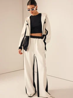 COMMENSE Two Tone Elastic Waist Sweatpants* Pants|Matching Sets