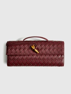 COMMENSE Two Way Woven Flap Clutch Shoulder Bag* Bags|Accessories