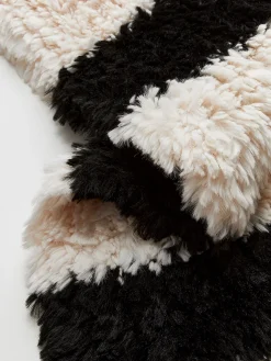 COMMENSE Two-Tone Fuzzy Scarf* Accessories
