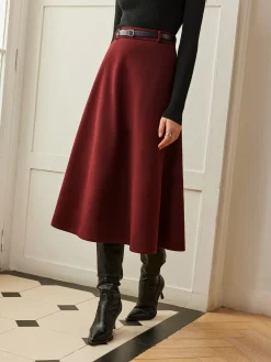 COMMENSE Umbrella Shape Belted Skirt* Skirts|Bottoms